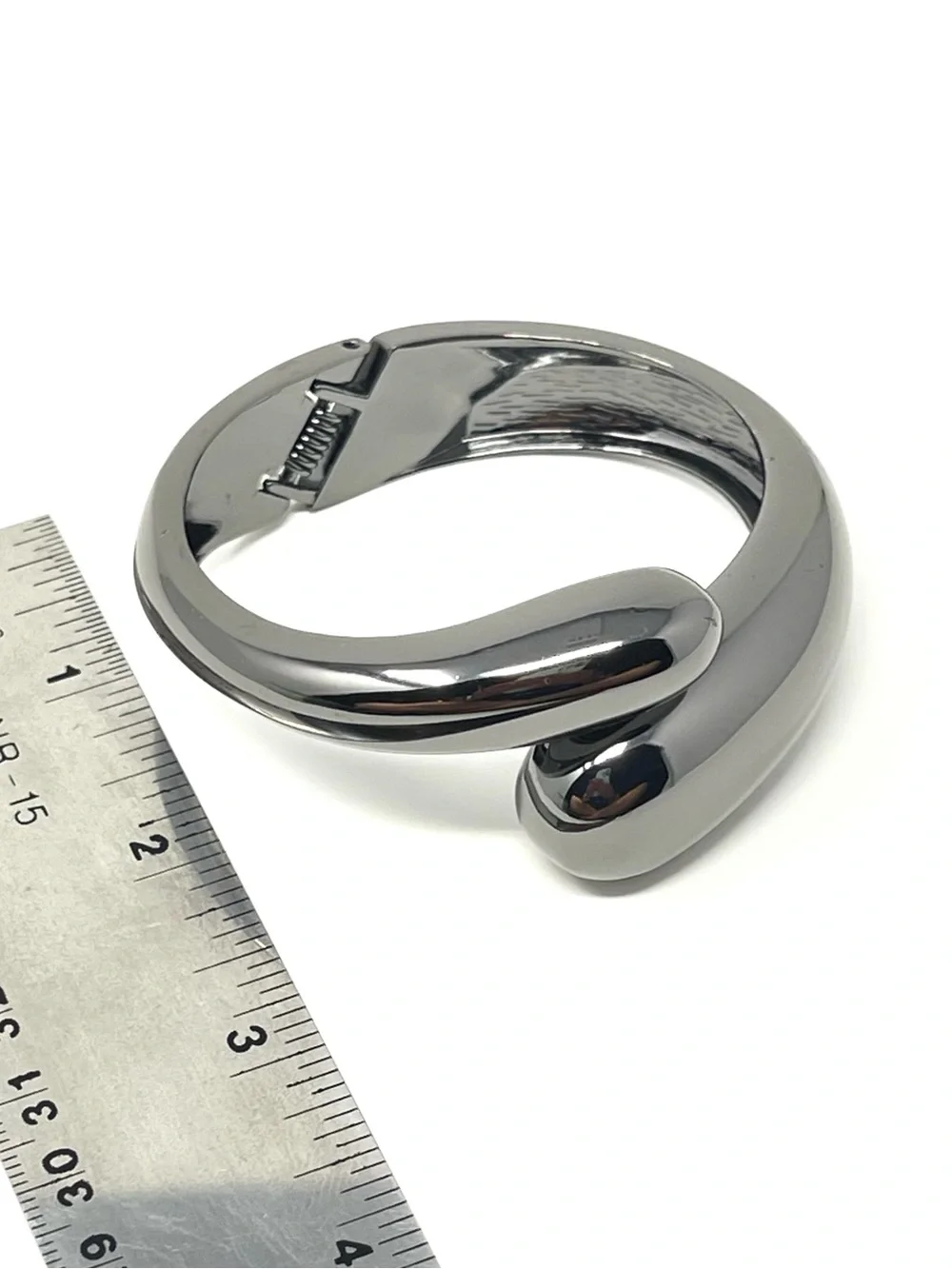 New Anthropologie Gunmetal Hinge Bracelet